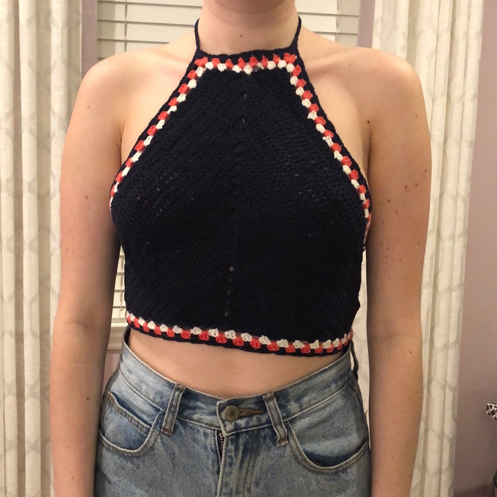 70’s Style Crochet Top